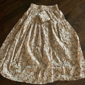 The Great maxi skirt in mustard yellow size 1